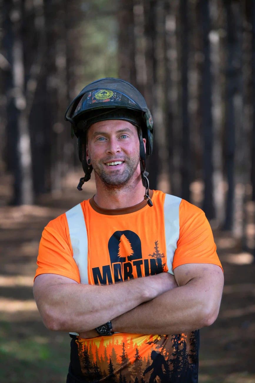 James Martin, ISA Certified Arborist and owner of Martin Tree and Turf Care, in Upstate SC