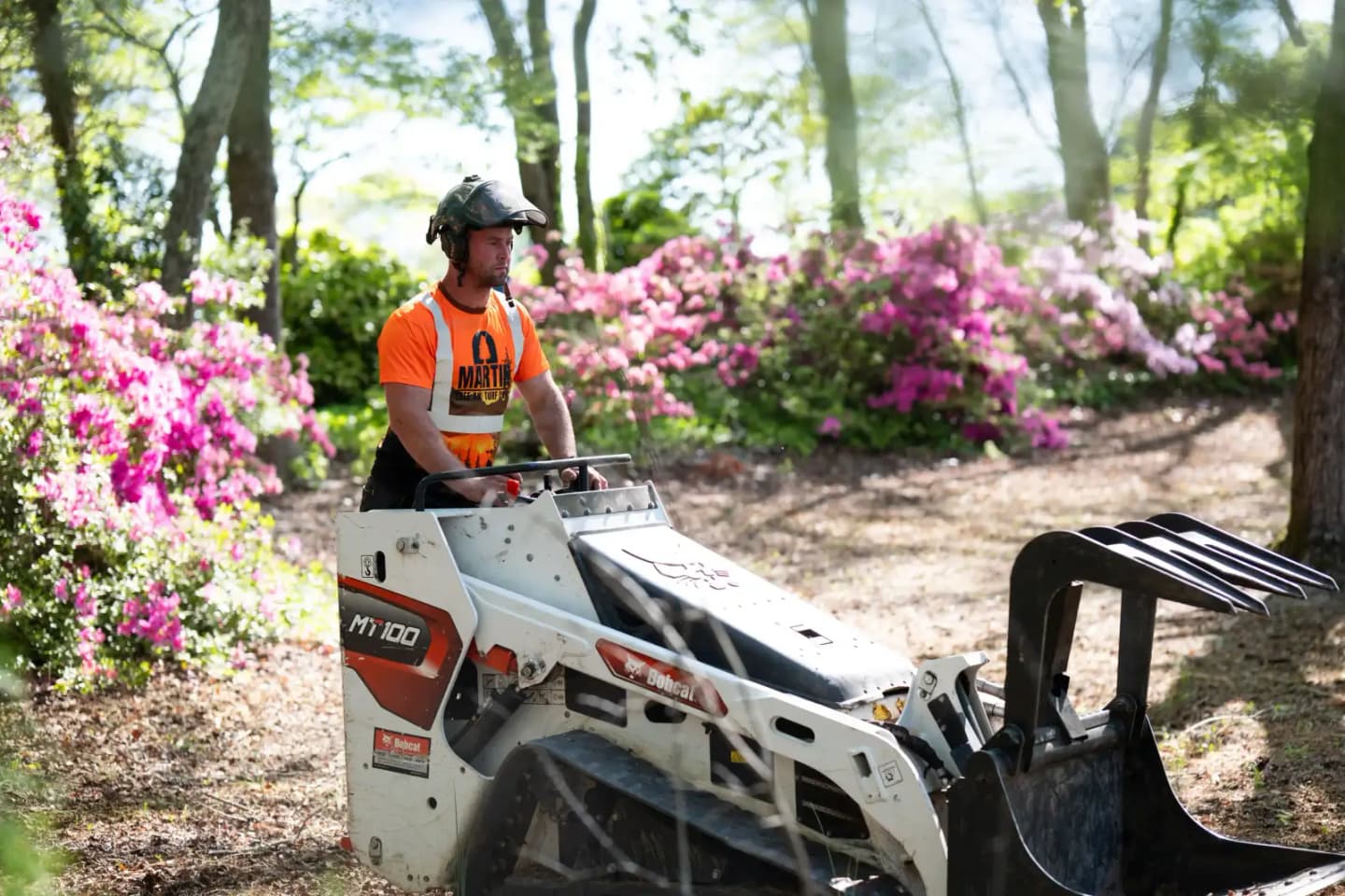 Martin Tree and Turf Care crew clearing land in Upstate South Carolina